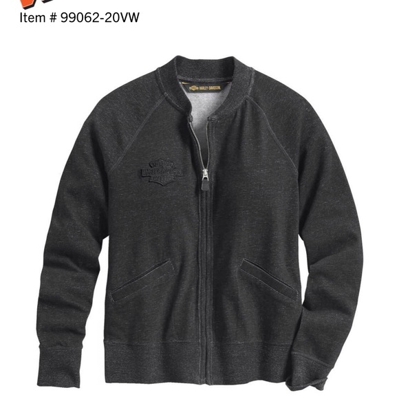 Women’s Vintage Harley-Davidson zip cardigan NWT - Picture 1 of 13